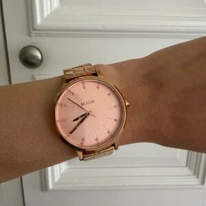 Nixon Rose Gold Timepiece with Rose Gold Dial